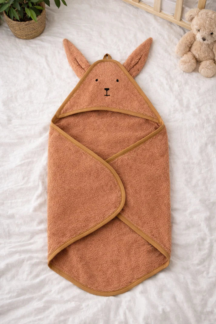 Kids Bunny Hooded Towel (Soft & Absorbent)