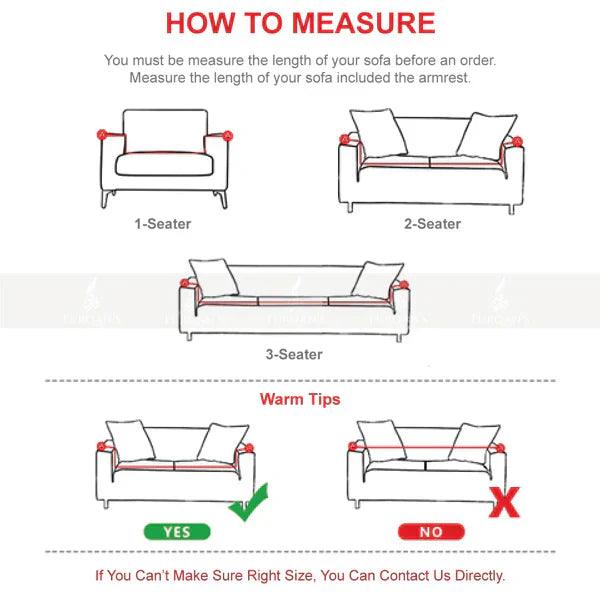 Fitted Micro Mesh Sofa Cover (Zink Color)