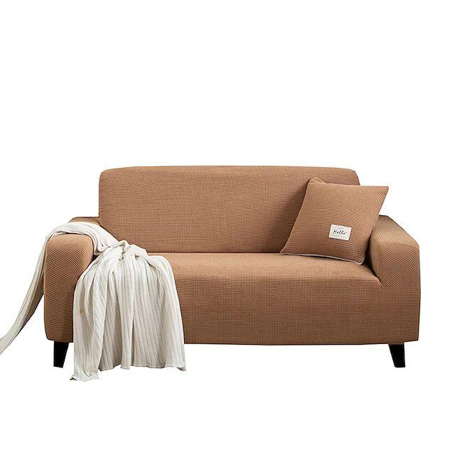 Fitted Micro Mesh Sofa Cover (Copper Color)