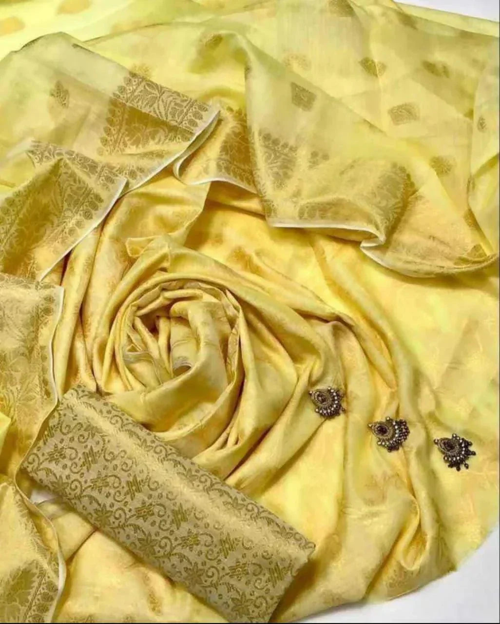 Special Eid Collection: Restocked with New Light Colors - Unstitched Cotton Jacquard 3-Piece Set