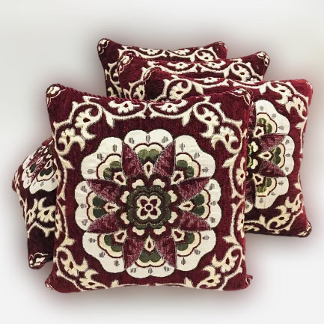Velvet Jacquard Cushion Cover