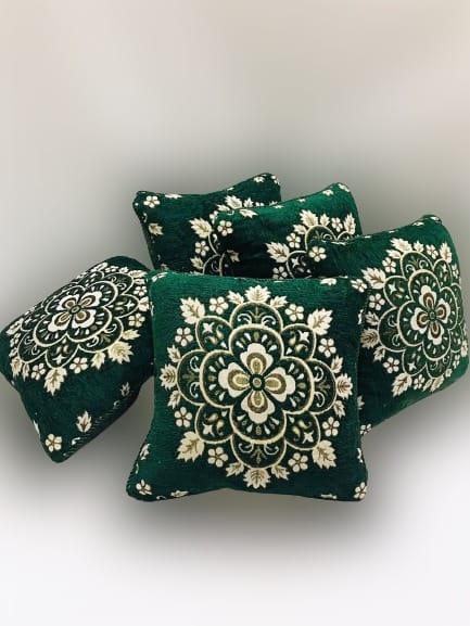 Velvet Jacquard Cushion Cover