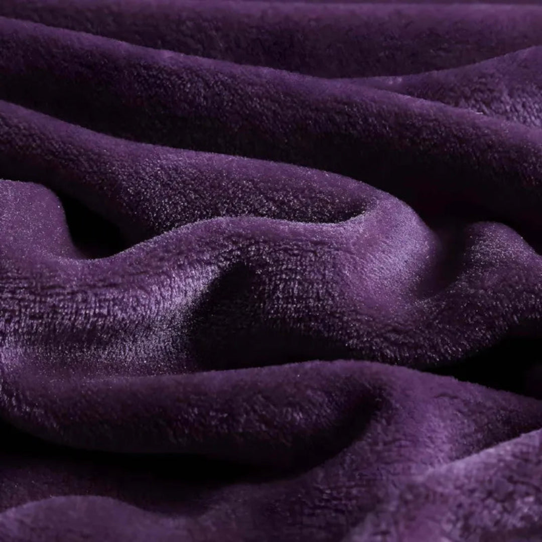 Premium Coral AC Fleece Funnel Blanket | Double Bed