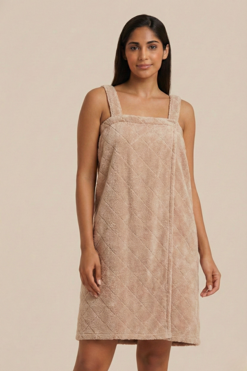 Peach shower wrap | Women Special | velvet Stuff 100% absorption