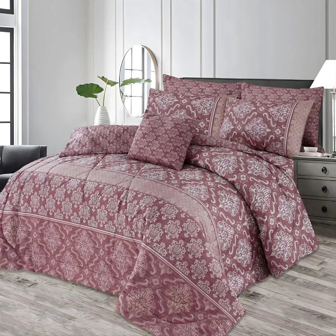 Premium King Size 7-Piece Comforter Set | Complete Bedding Collection