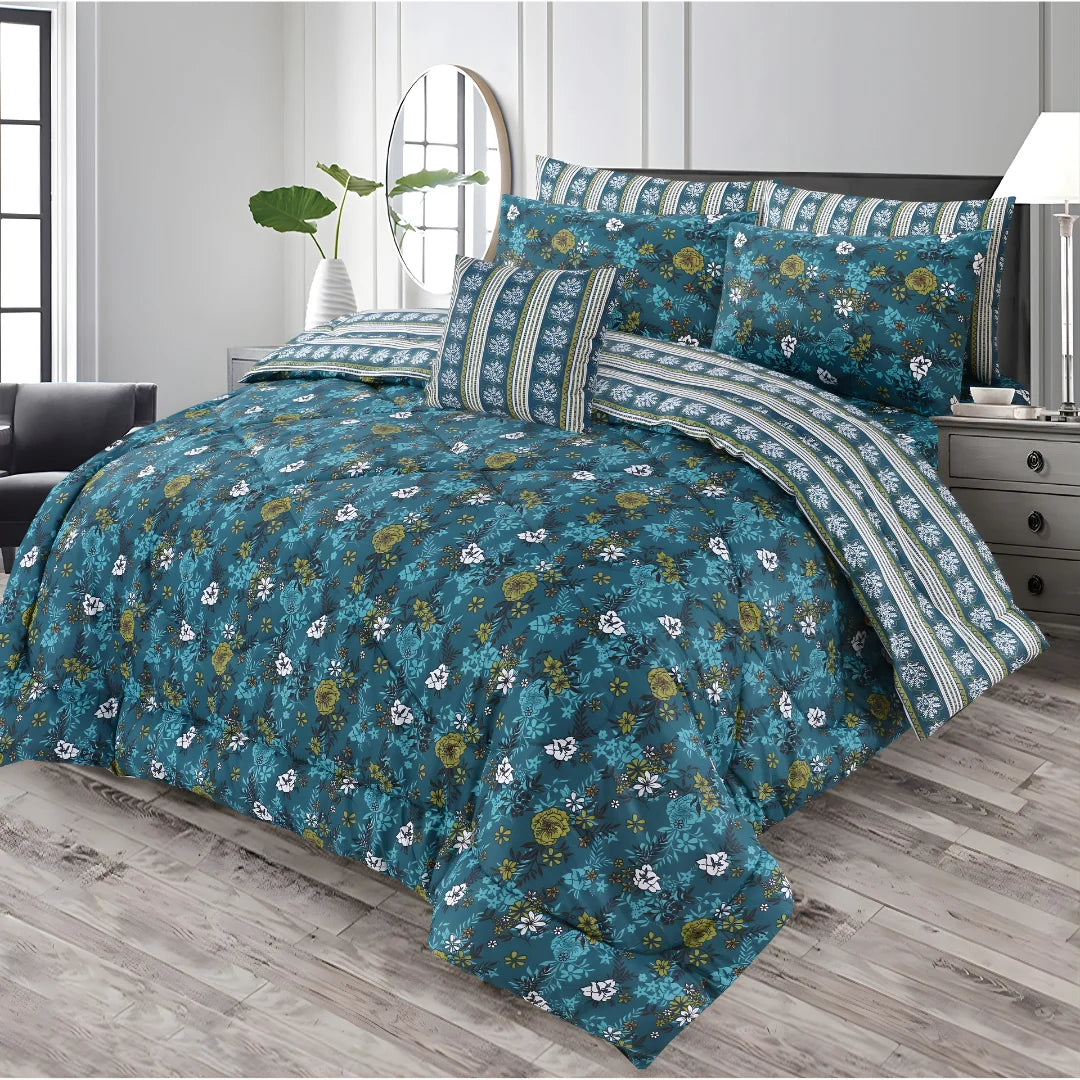 Premium King Size 7-Piece Comforter Set | Complete Bedding Collection
