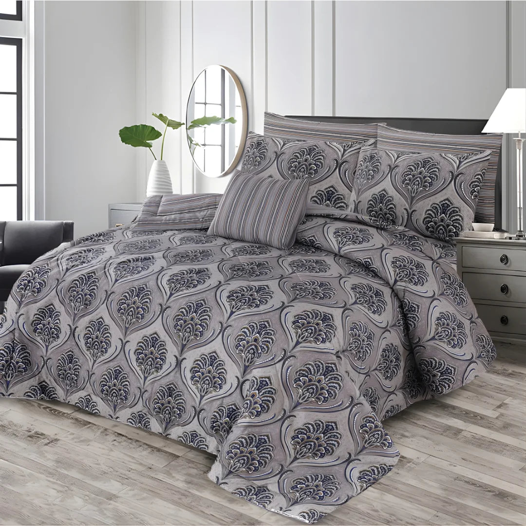 Premium King Size 7-Piece Comforter Set | Complete Bedding Collection