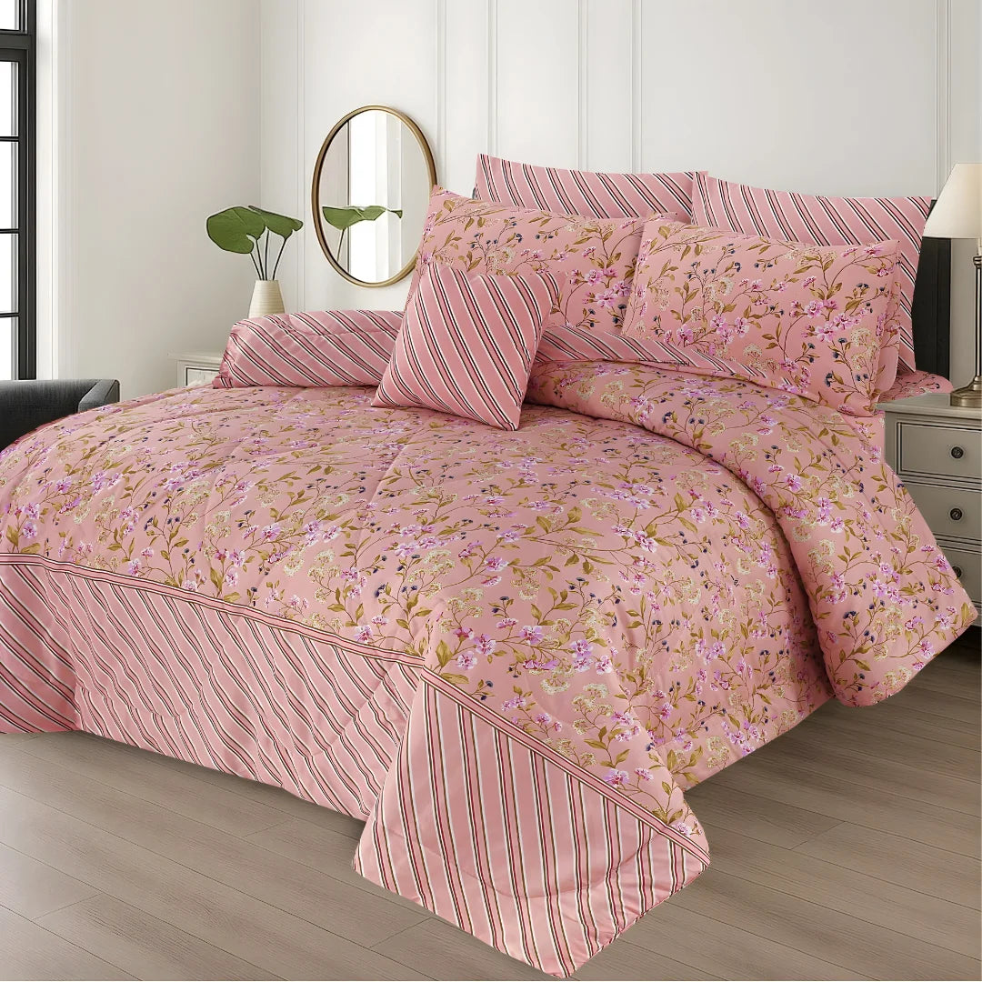 Premium King Size 7-Piece Comforter Set | Complete Bedding Collection