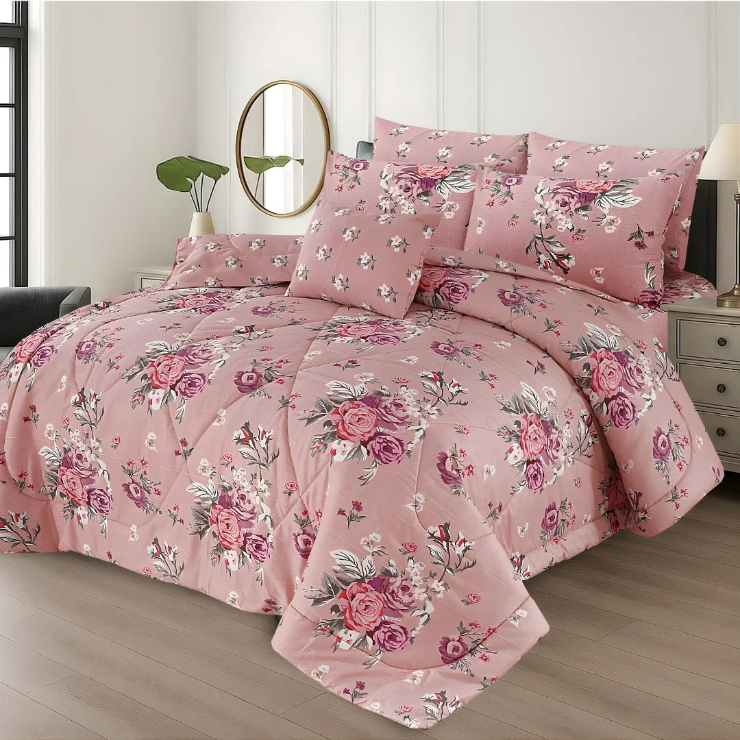 Premium King Size 7-Piece Comforter Set | Complete Bedding Collection