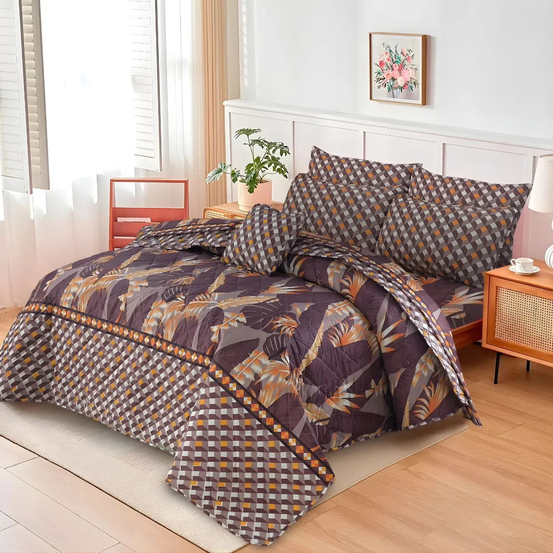 Premium King Size 7-Piece Comforter Set | Complete Bedding Collection