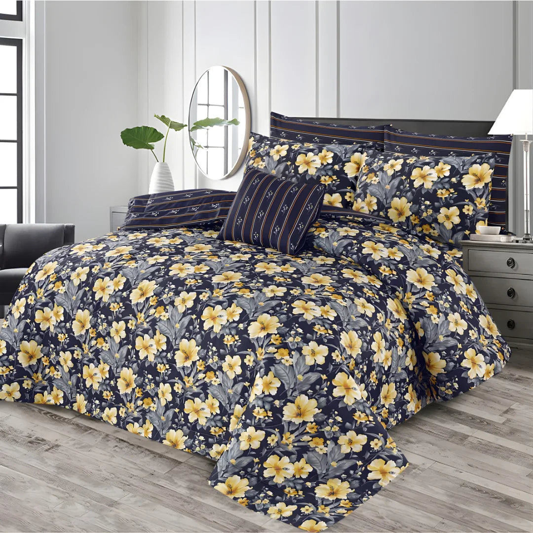 Premium King Size 7-Piece Comforter Set | Complete Bedding Collection
