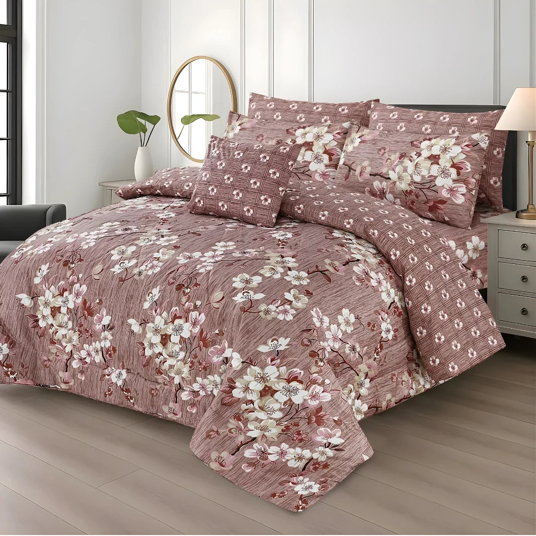 Premium King Size 7-Piece Comforter Set | Complete Bedding Collection