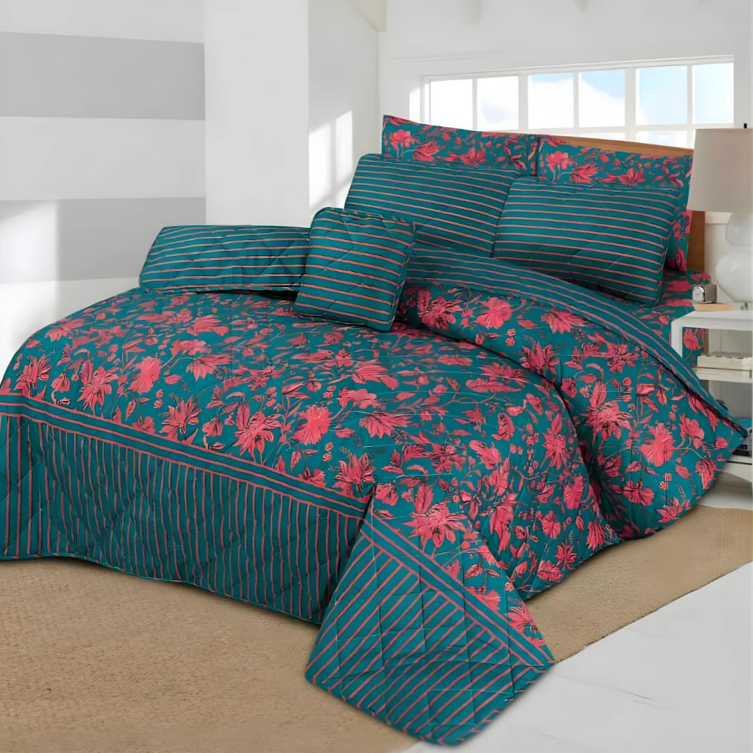 Premium King Size 7-Piece Comforter Set | Complete Bedding Collection