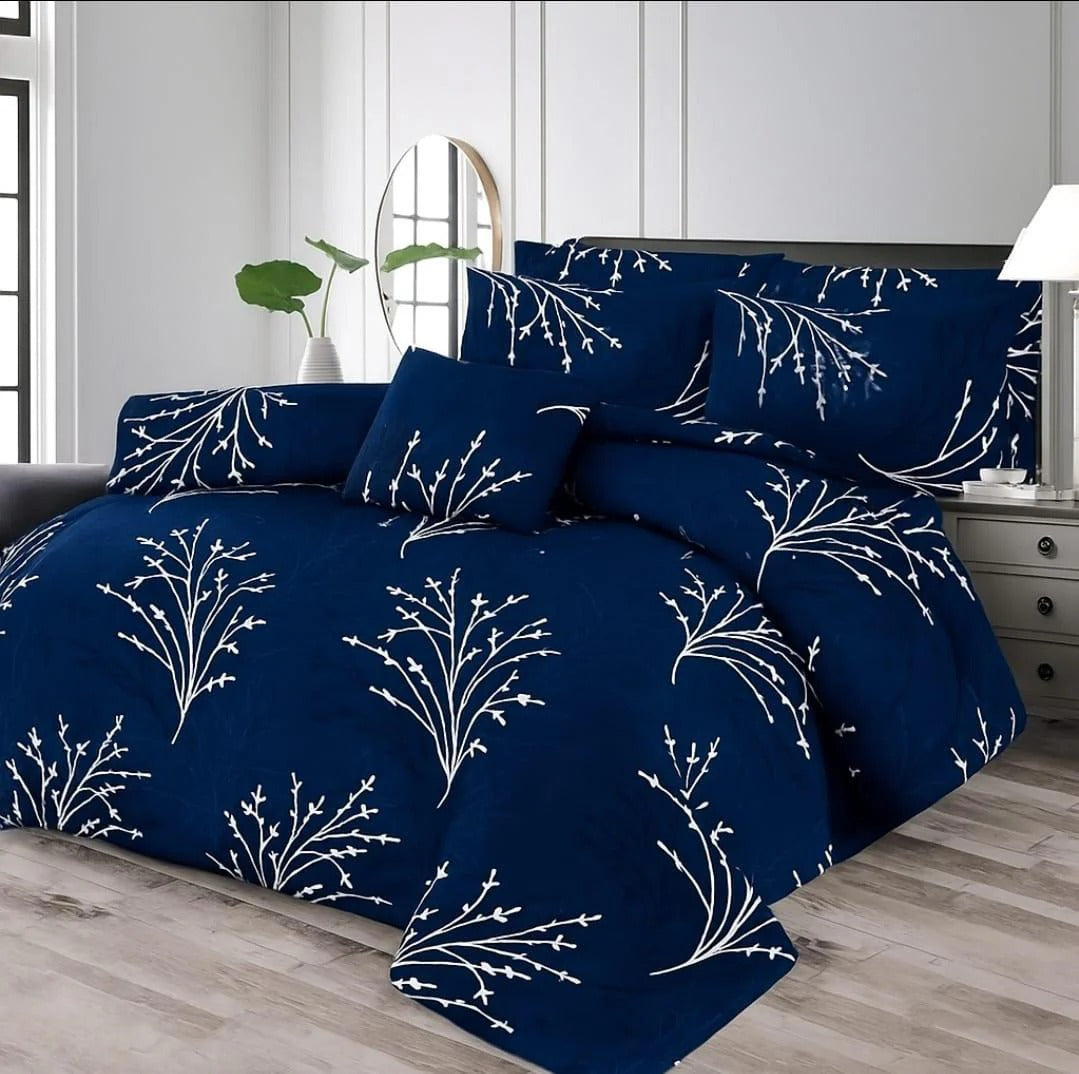Premium King Size 7-Piece Comforter Set | Complete Bedding Collection