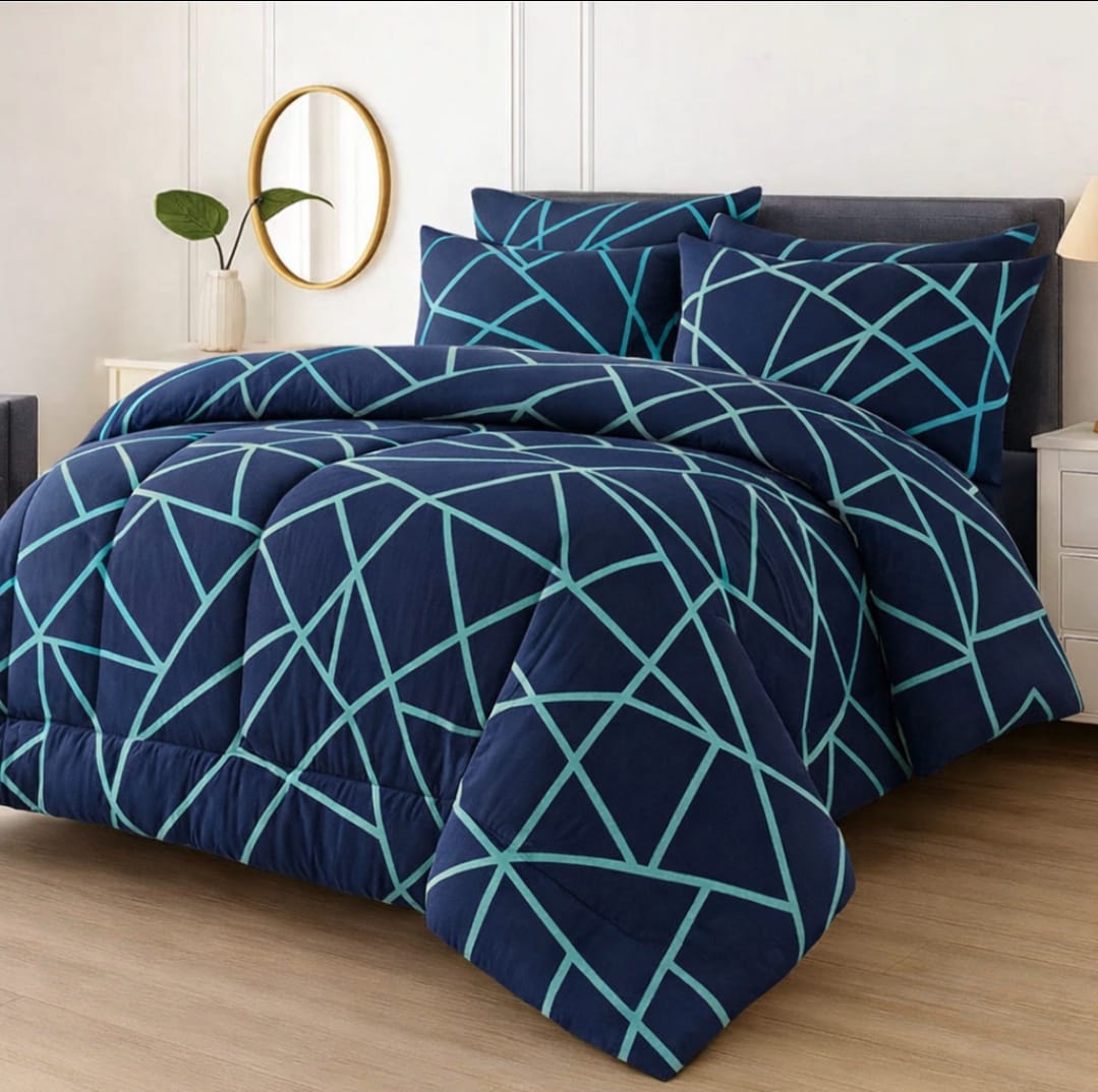 Premium King Size 7-Piece Comforter Set | Complete Bedding Collection