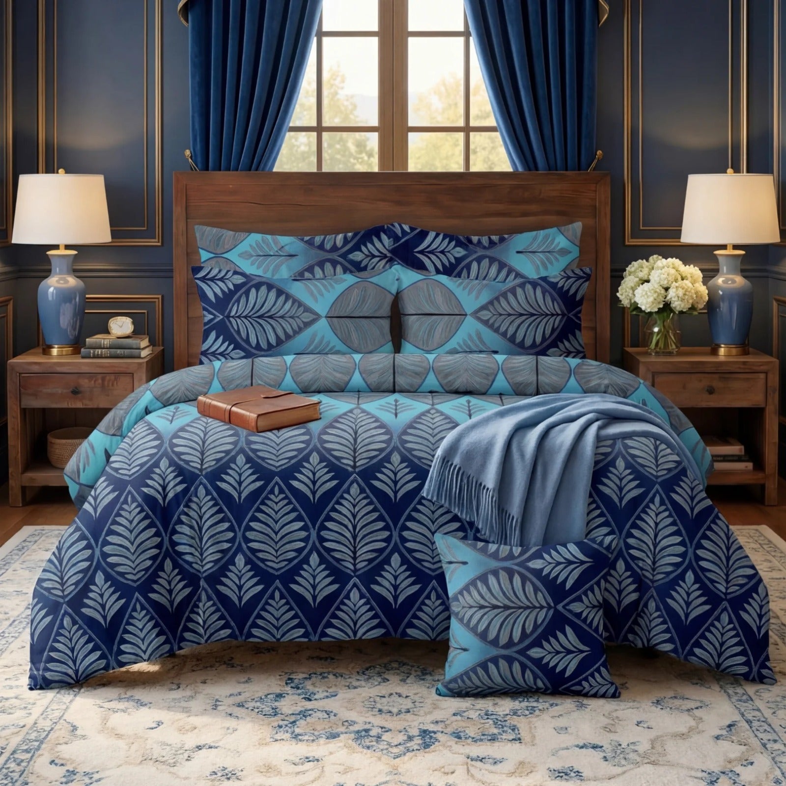 New Arrival 7PC Salonika Cotton Comforter Set