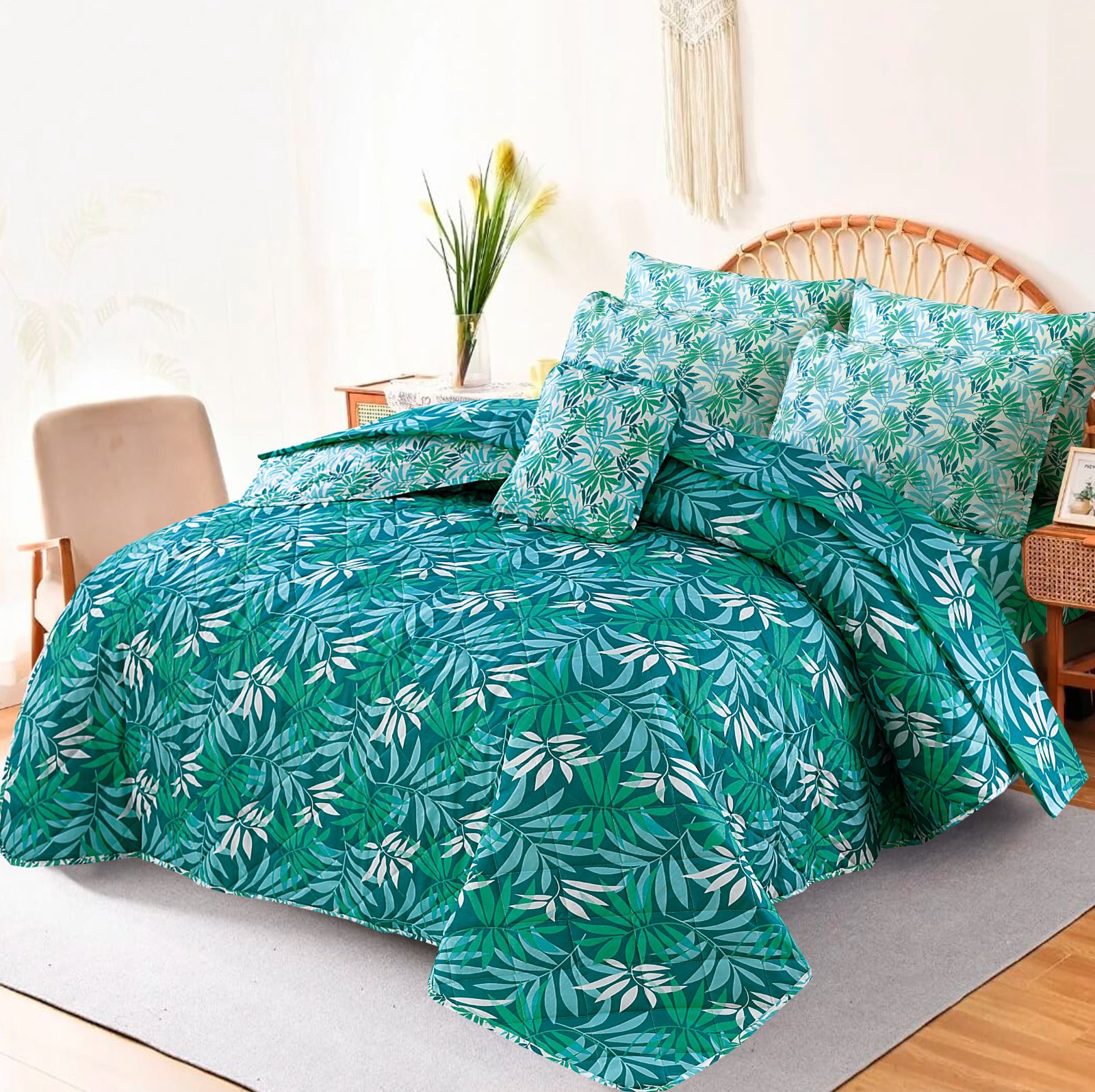 Premium King Size 7-Piece Comforter Set | Complete Bedding Collection