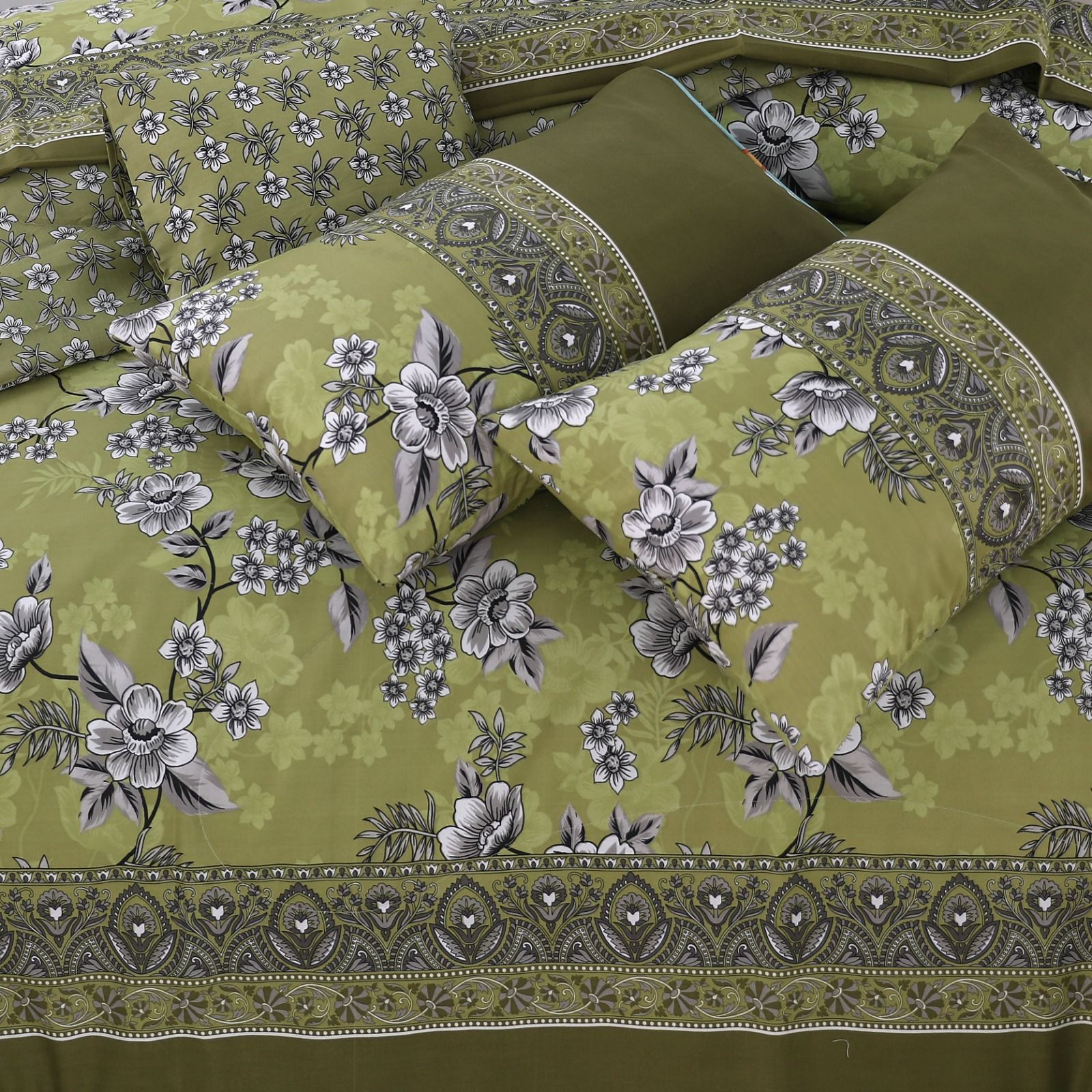 Premium King Size 7-Piece Comforter Set | Complete Bedding Collection