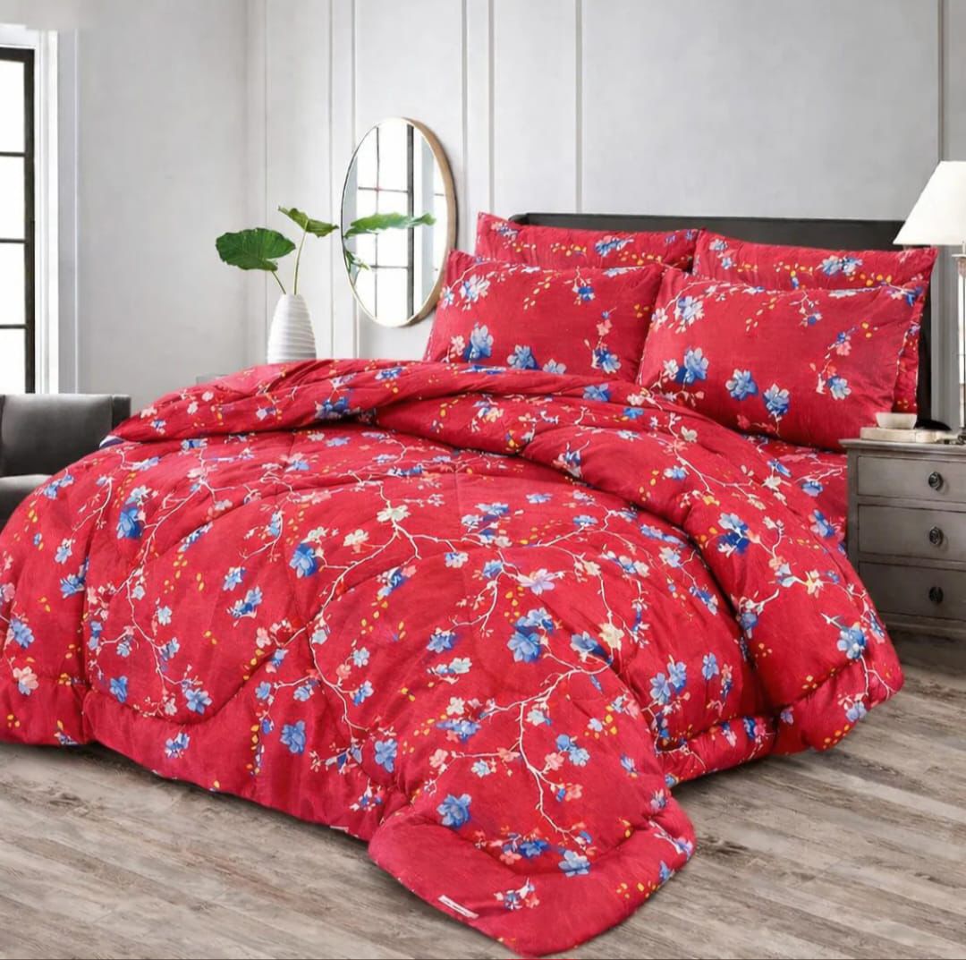 Premium King Size 7-Piece Comforter Set | Complete Bedding Collection