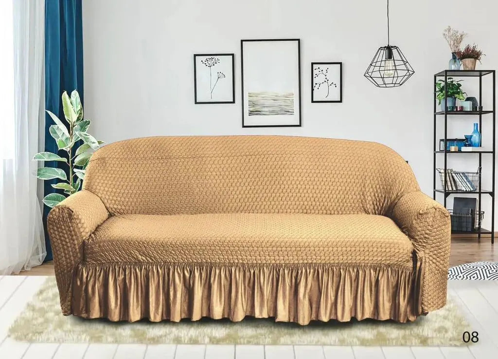 Frill Style Butterfly Stuff Sofa Cover (Golden Skin Color)