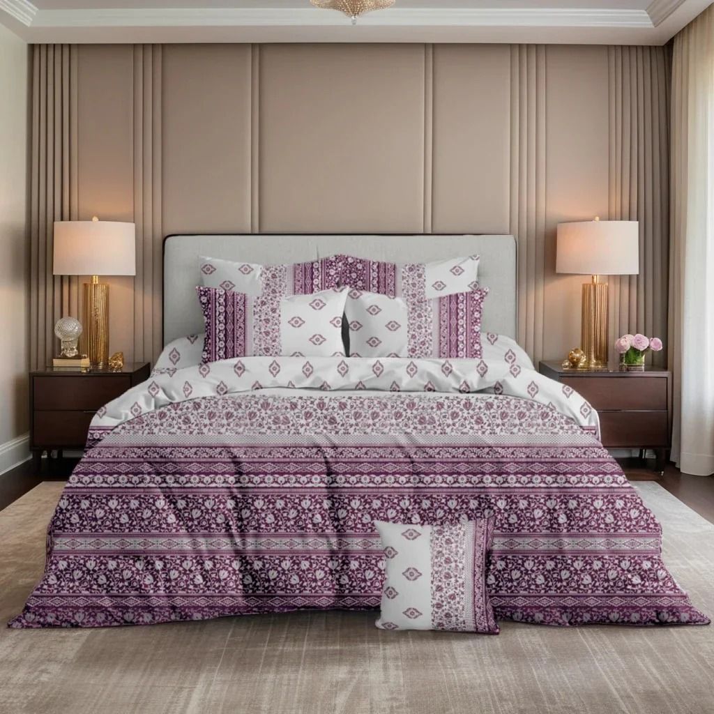 New Arrival 7PC Salonika Cotton Comforter Set
