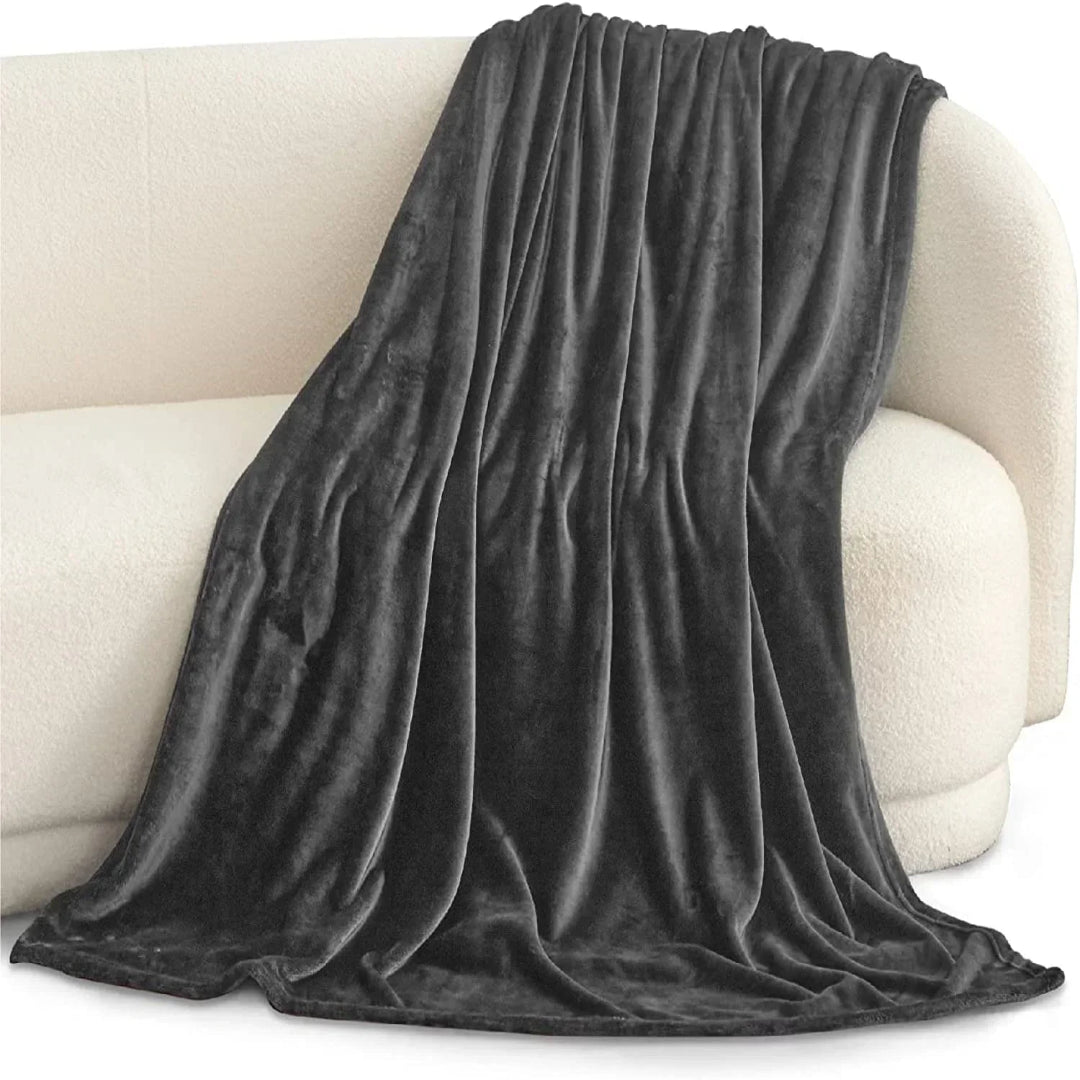 Premium Coral AC Fleece Funnel Blanket | Double Bed