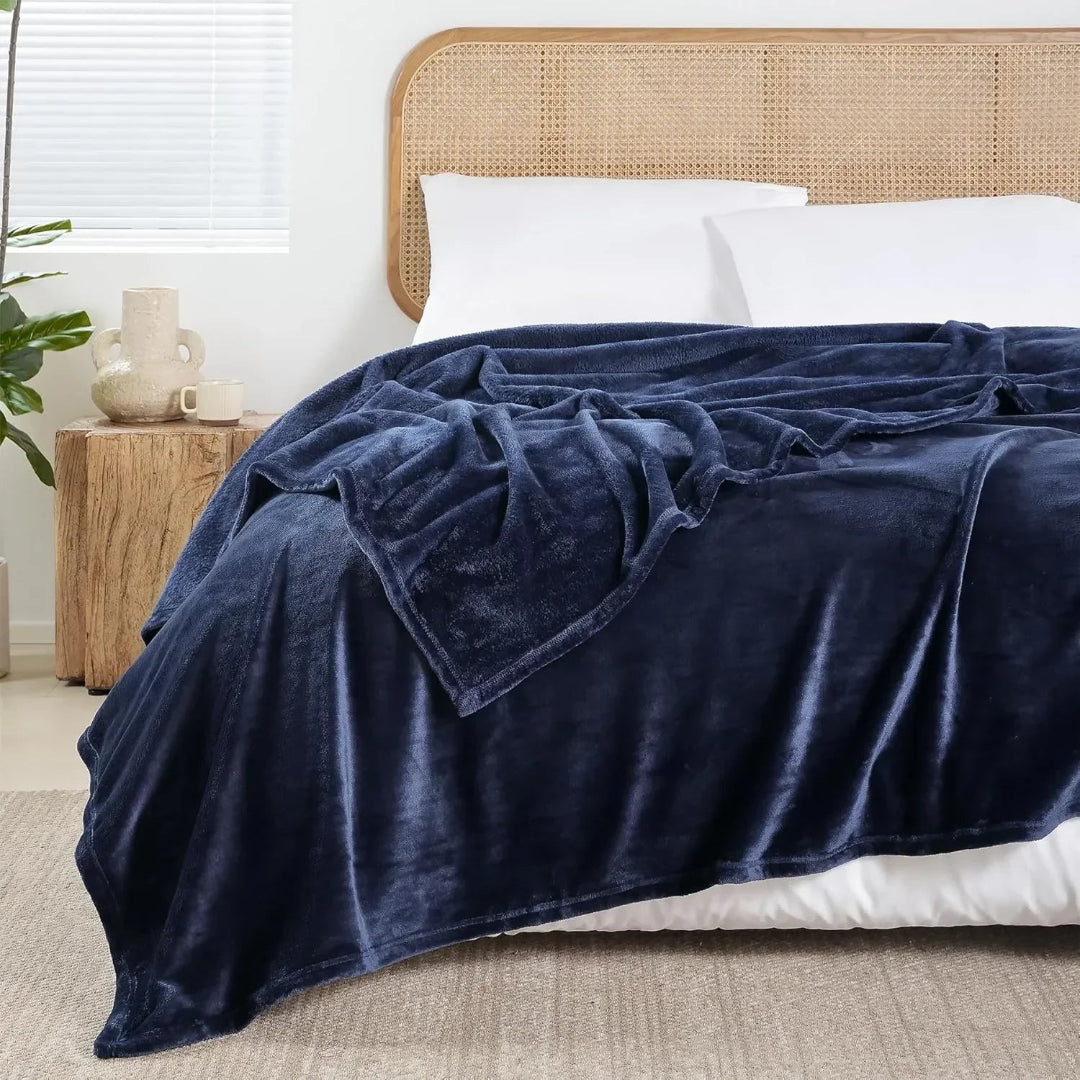 Premium Coral AC Fleece Funnel Blanket | Double Bed